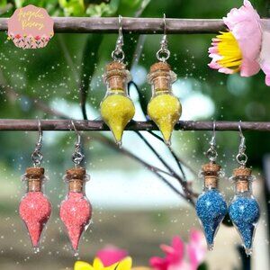 Angelic Rosery's Handmade Pixie Dust Dangle Earrings ✨